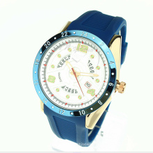 Quartz Movement Silicon Strap Alloy Case Silicon Watch